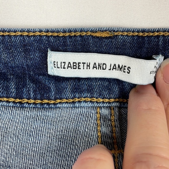 Elizabeth and James High Rise Stovepipe Blue Jeans - Size 14-32 - Picture 10 of 13